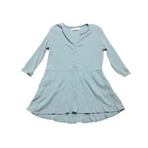 Free People FP Beach Blossom Mini Dress in Blue Size XS